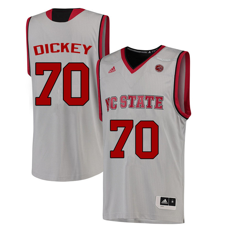 Men NC State Wolfpack #70 Dick Dickey College Basketball Jerseys-White - Click Image to Close